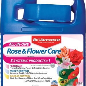 BioAdvanced All-In-One Rose,Flower Care Fertilizer Concentrate 64oz Tebuconazole