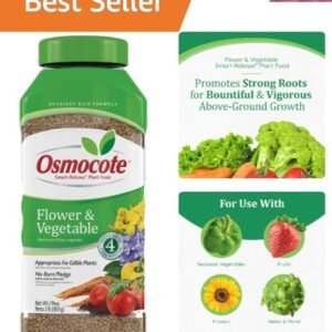 Smart-Release Plant Food, Flower & Vegetable, Plant Food for Vegetables and M...