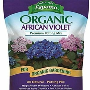Espoma Organic Natural Potting Soil Mix for African for Violets, 4qt