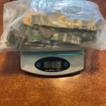 Scrap RAM memory and lose plated pins,fingers & plated items – For gold recovery