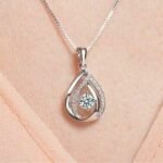 2Ct Round Cut Lab-Created Diamond Solitaire Pendant 14k White Gold Plated Silver