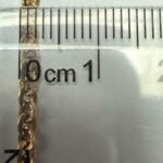 Milor Italy 14kt Gold Ankle Bracelet, 11 Inches, 2mm, 1.73g – Not Scrap Gold