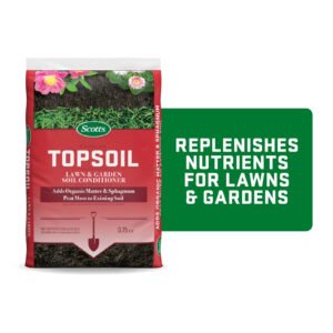 Scotts Topsoil 0.75 cu ft Premium Lawn & Garden Soil Conditioner Peat Moss 24Lb