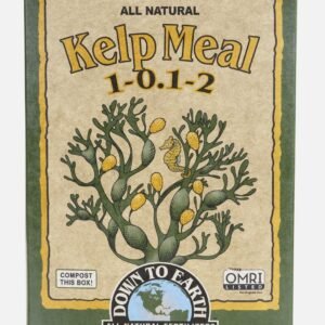 Down To Earth Kelp Meal Fertilizer 5 lb Box 1-0.1-2 OMRI Organic Plant Food New