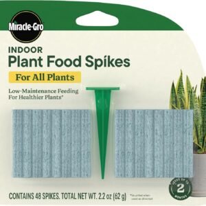 Miracle-Gro Indoor Plant Food Spikes for All Plants, Fertilizer Spikes for House