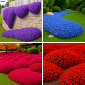 32000+ Mix Creeping Thyme Seeds Ground Cover, Aromatic Low Maintenance Plant for