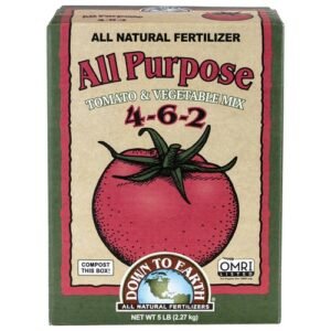 Down To Earth Organic All Purpose 4-6-2 All Natural Fertilizer Mix, 5 lbs