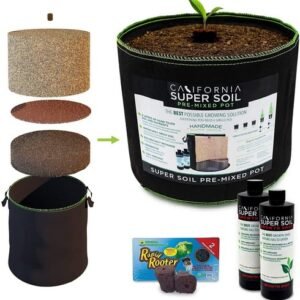 California Super Soil - PreMixed Grow Pots - All in one Grow Pot - For 1 Plant
