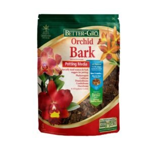 Better-Gro Orchid Bark - Premium Grade Potting Medium 4 Quarts, Brown