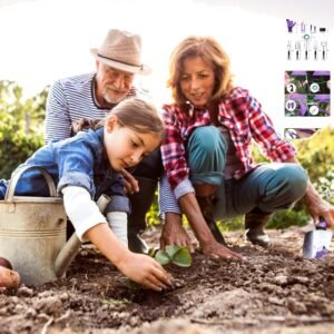 Complete 11-Piece Gardening Set with Durable Tote - Perfect Gift for Gardeners