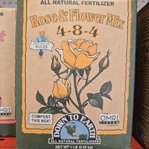 Down to Earth Rose & Flower Mix 4-8-4 1# Organic FREE SHIPPING