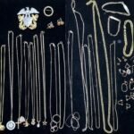 10k, 12k, 14k Gold Filled scrap & Sterling Silver  jewelry Lot  134 grams