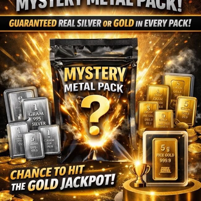 🌟Guaranteed Silver or Gold Mystery Pack – Limited 500 Run – Win 5g Gold Bar! ⭐️