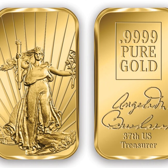 2025 St. Gaudens Gold Bar .9999 Fine Gold Bar – Sealed Bullion