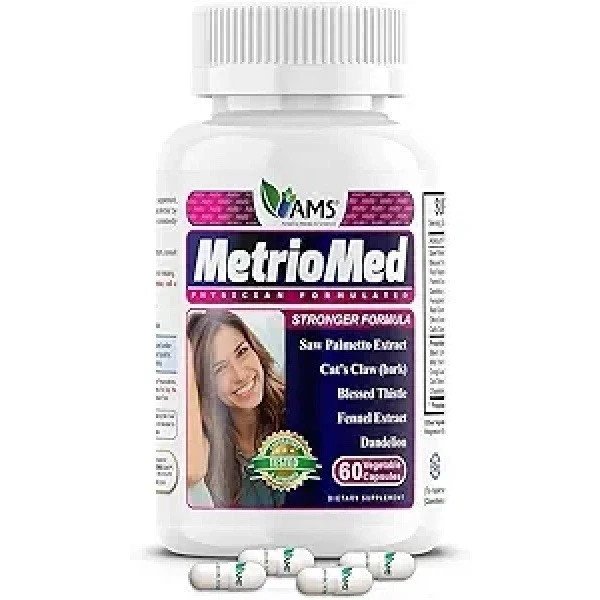 America Medic & Science AMS MetrioMed Women’s Fertility Support 60 Capsules New