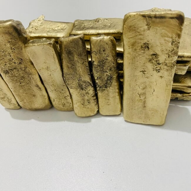 350 Grams Scrap Gold Bar For Gold Recovery Melted Different Computer Coins Pins
