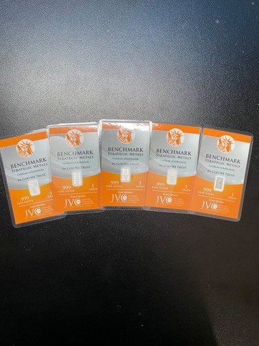 ( 5) .999 FINE PURE SILVER BARS Sealed Package WOW 5 PACK PURE SILVER