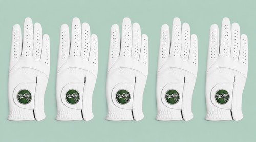 Wedge Guys Men's 3 Pack Golf Gloves (Pick Size & Hand) Flex Cabretta Leather