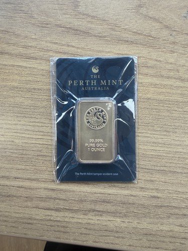 1 OZ - Gold Buffalo Bullion Bar . 999 Fine 24k