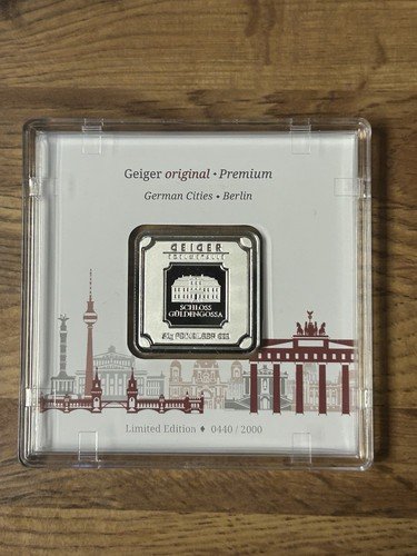 🔥Geiger Berlin 20 Gram Silver ! Limited Mintage Only 2,000 Random Serial#