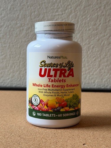 Nature's Plus Ultra Source of Life Multi-Vitamin Supplement - 180 Tablets
