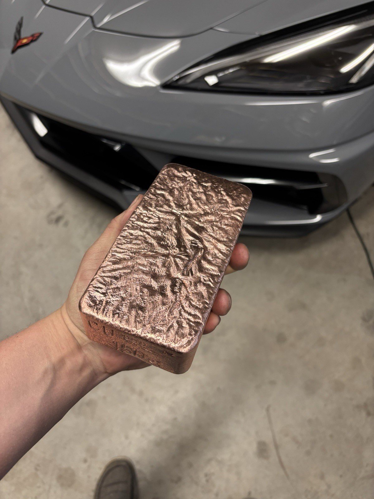 150 oz .999 Fine Copper Bar Bullion minimum weight 9.3 lbs