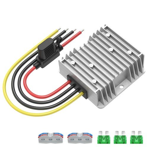 240W Golf Cart Voltage Reducer 48V 36V to 12V 20A Step Down Converter for Car
