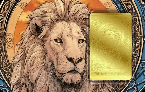 2026 Liberia The Savanna’s Heart 1/200 oz .9999 Gold Coin in Card