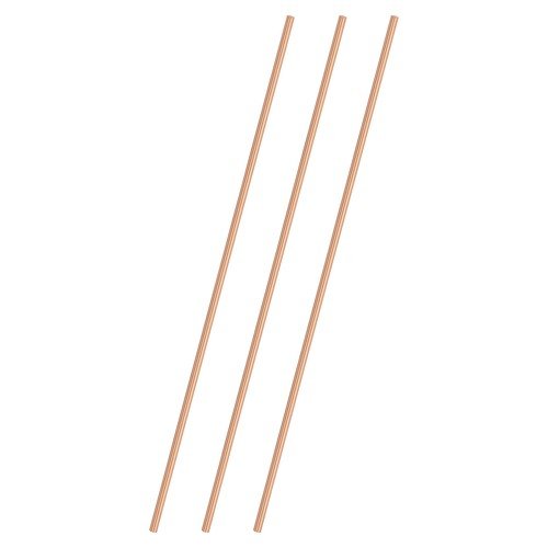 3-Pack Copper Round Rod 3mm x 200mm T2 Copper Stock