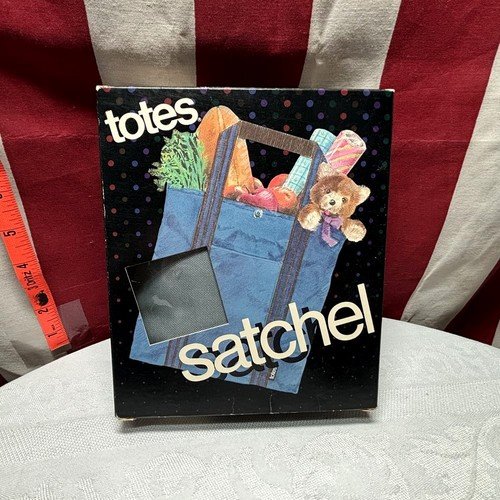 TOTES vtg satchel bag 1990s umbrella carrier gift Travel Accessory compact NWT