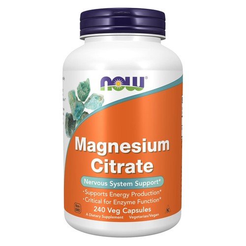 NOW FOODS Magnesium Citrate 240 Veg Capsules