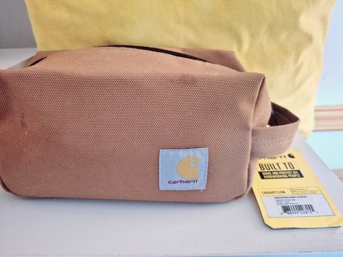 Carhartt CAD315 Travel Kit Accessory Bag Brown for Travel Accessory Bags