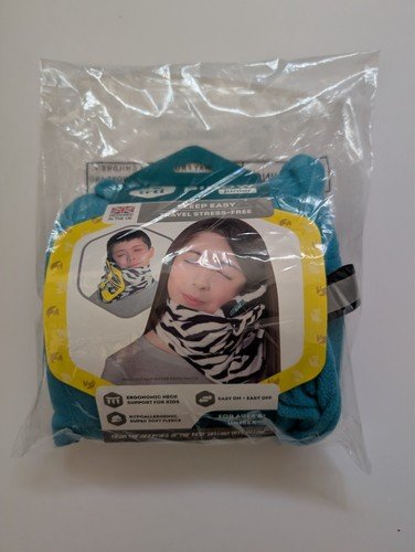 NEW trtl Travel Pillow Junior Aqua for Kids 8+