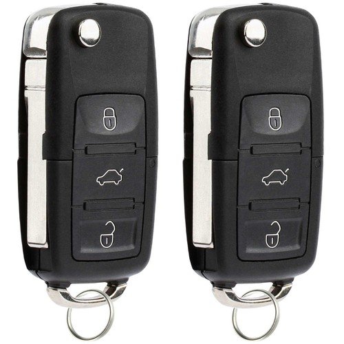 2 Replacement For 02 2003 2004 2005 Volkswagen Golf Jetta Passat Key Fob Remote