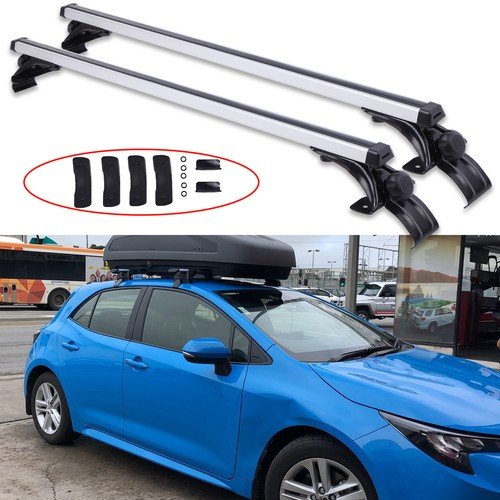 48'' Top Roof Rack Cross Bars Luggage Cargo Carrier Aluminum For Toyota Corolla