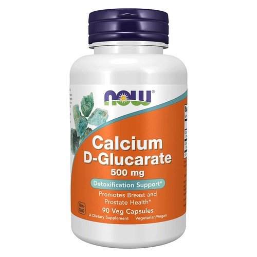 NOW FOODS Calcium D-Glucarate 500 mg 90 Veg Capsules