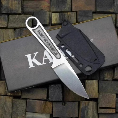 Ka-Bar Wrench Fixed Knife 3" Blade 425 Carbon Steel One Piece. Free Shipping.