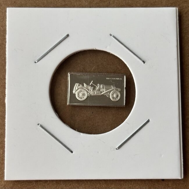 Franklin Mint 1910 Chadwick Centennial Car Silver Mini Ingot .925