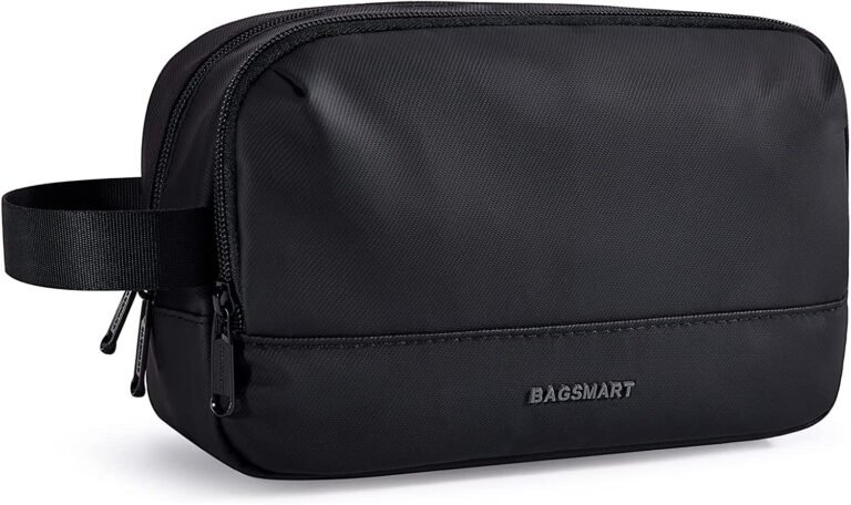 Travel Toiletry Bag for Men, Dopp Kit Water Resistant Shaving Bag for Toiletries