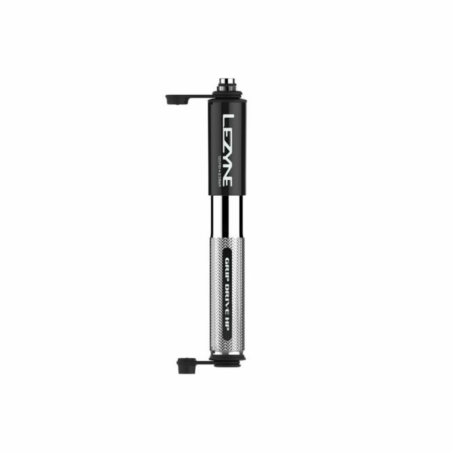 Lezyne Grip Drive HP High Pressure Bicycle Hand Pump Small Silver