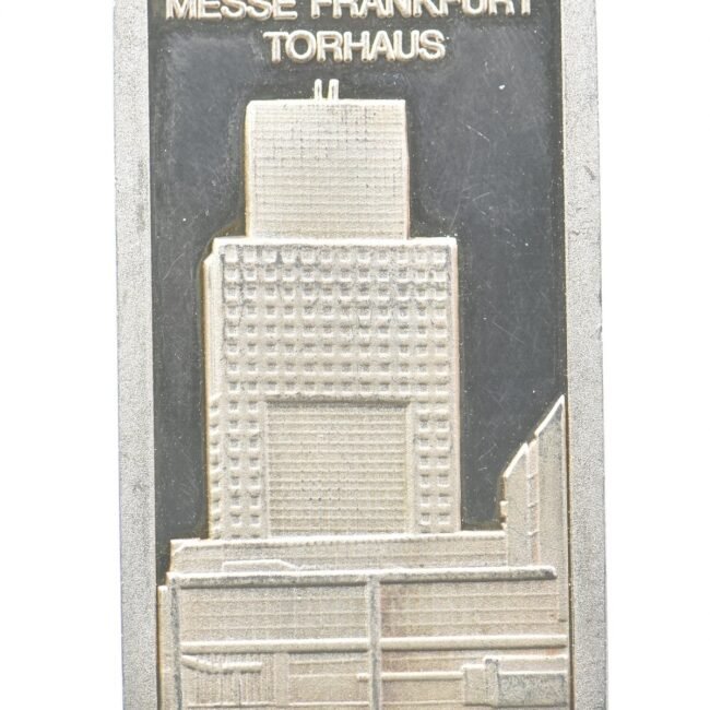 1 Oz Silver Bar Messe Frankfurt Torhaus Degussa *0762