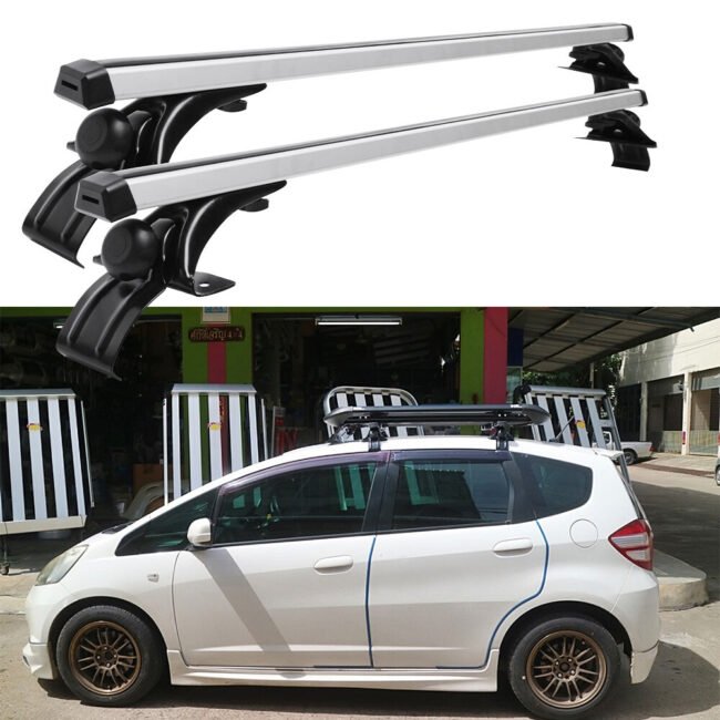 For Honda Fit 2006-2020 48" Car Top Roof Rack Cross Bar Cargo Kayak Carrier HG
