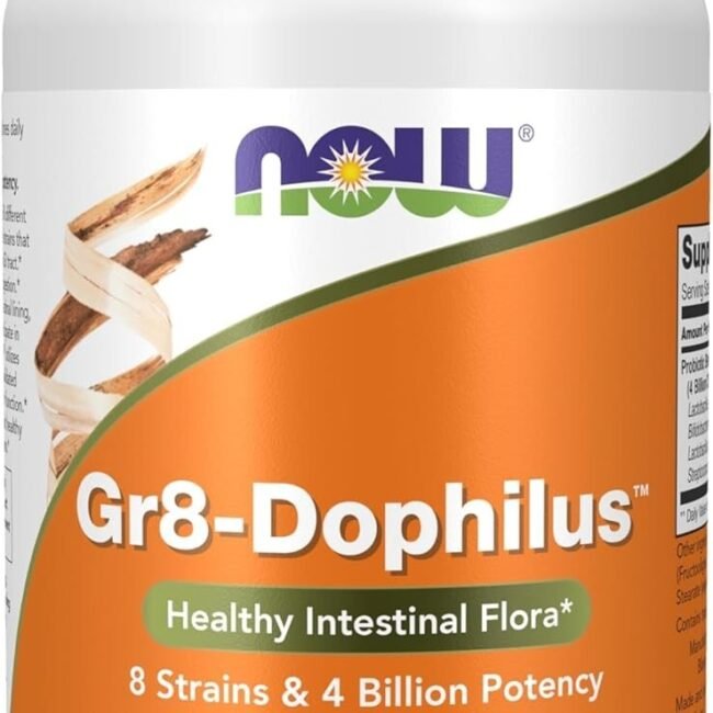 NOW FOODS Gr8-Dophilus 120 Veg Capsules
