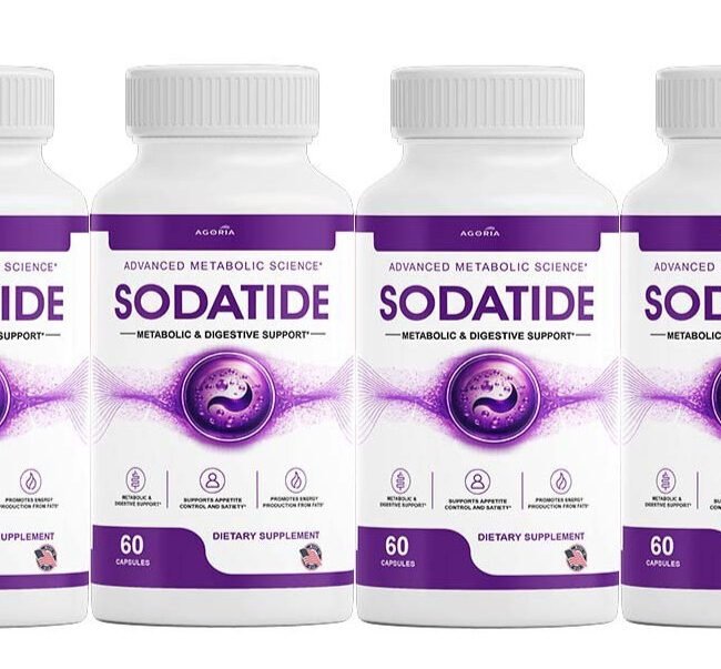 (4 Pack) Sodatide Capsules, Soda Tide for Metabolism & Overall Health Supplement