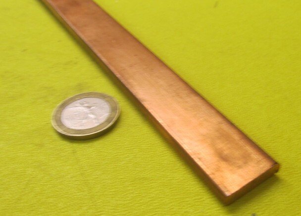 110 Copper Bar H02, 3/16" Thick x .750" Wide x 5 Ft Length