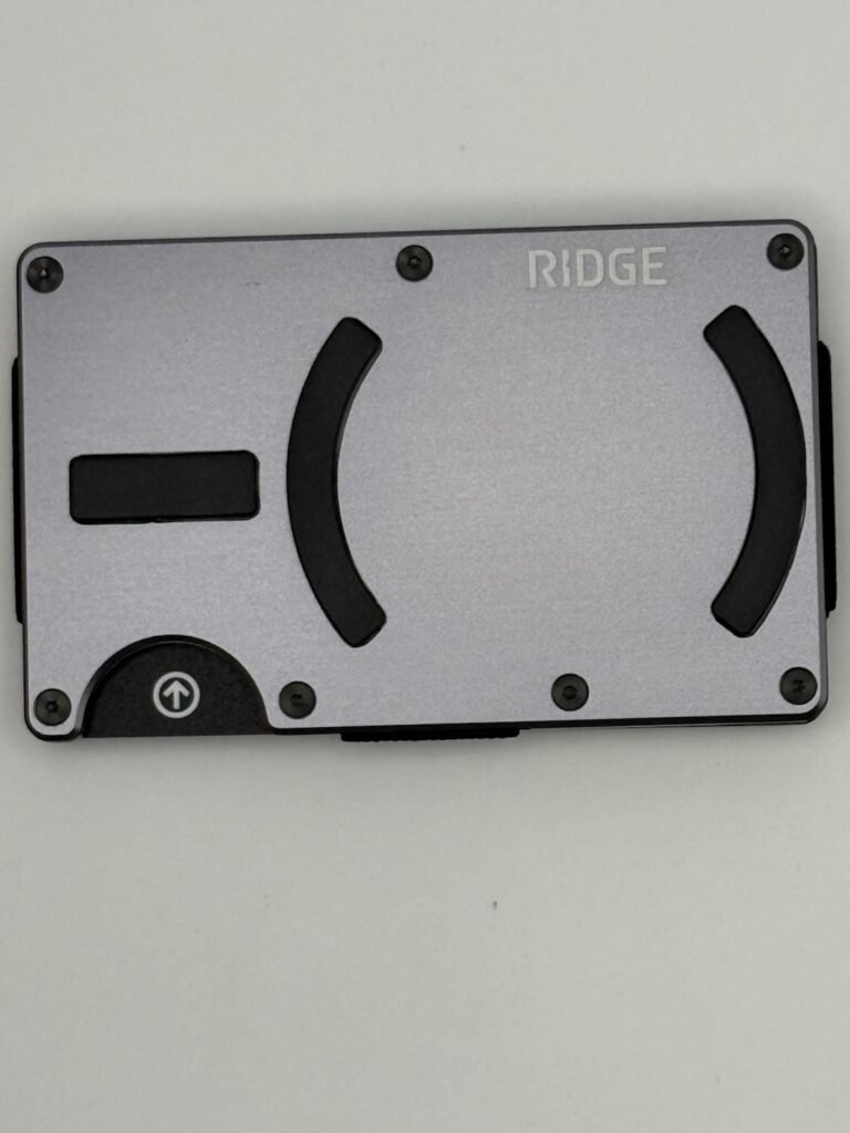 Ridge Wallet Gunmetal MagSafe RFID Blocking Wallet Accessories EDC (583)