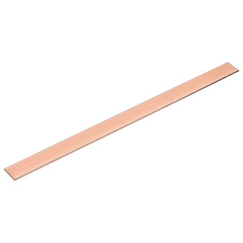 Copper Flat Bar, 0.12" Thickness x 1.18" Width x 15.75" Length Copper Bar Stock