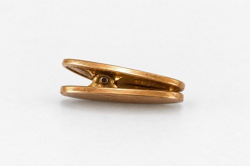 Krementz Signed 14K ??  Oval Tie Bar/Clip Patented Sept 7 1915