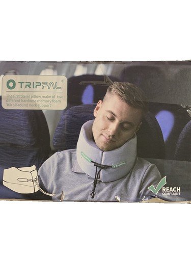 TripPal 360 All Around Neck Support Travel Pillow with Travel Case – Medium