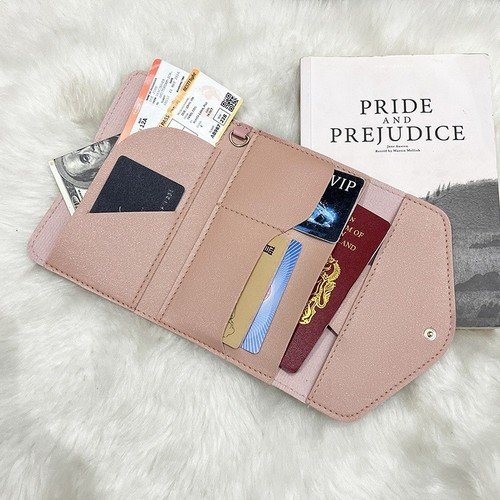 Passport Holder Wallet Cover Case Travel Essentials for Women Men RFID Blocking